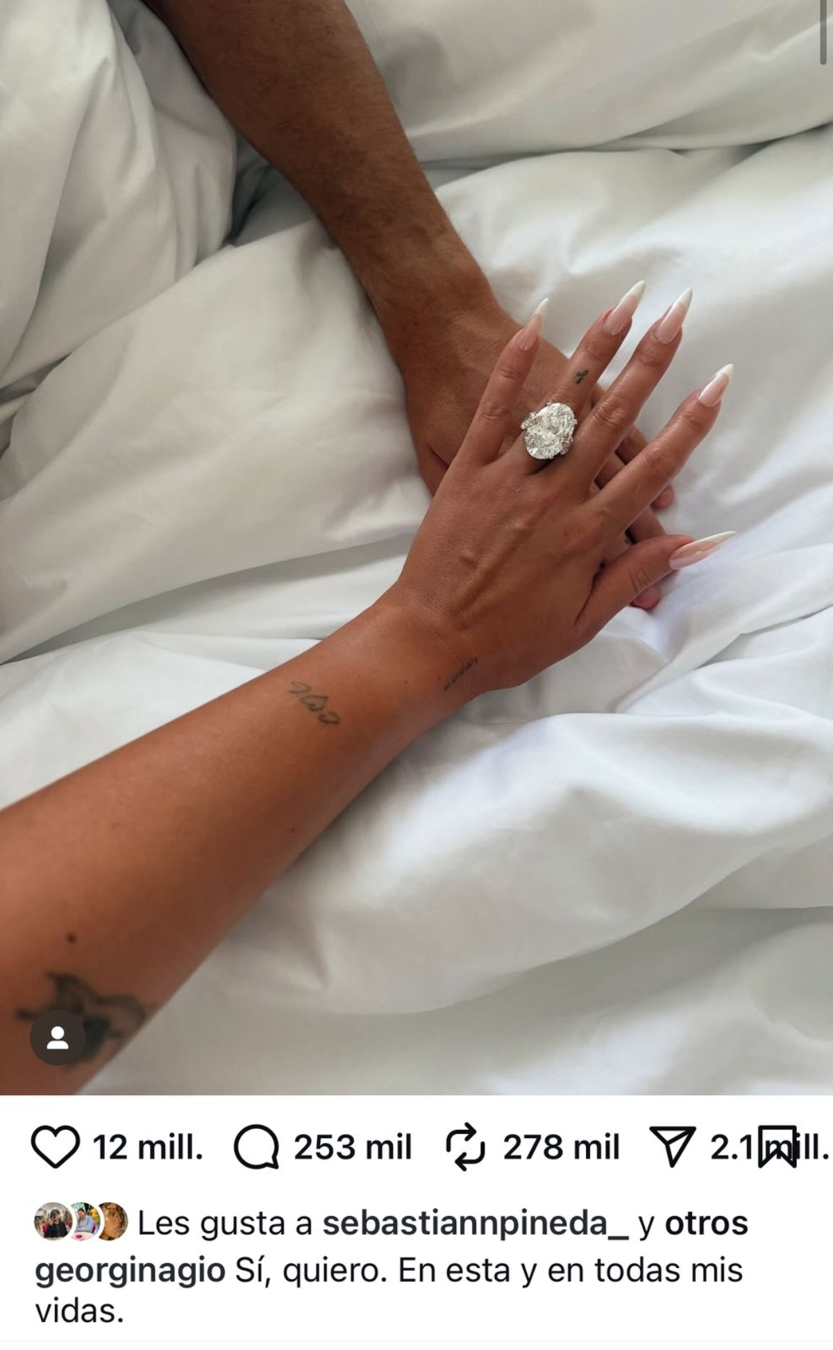Georgina Rodríguez, Cristiano Ronaldo, boda