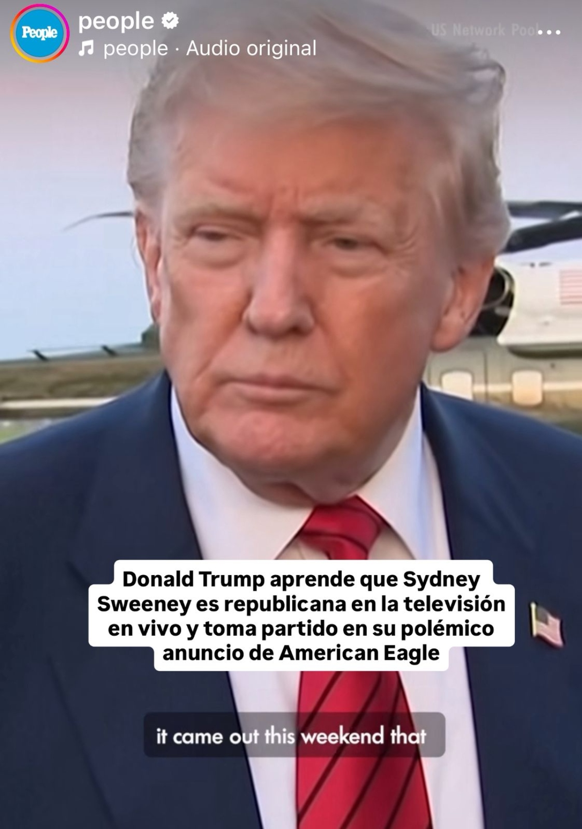 Trump, Sydney Sweeney, American Eagle