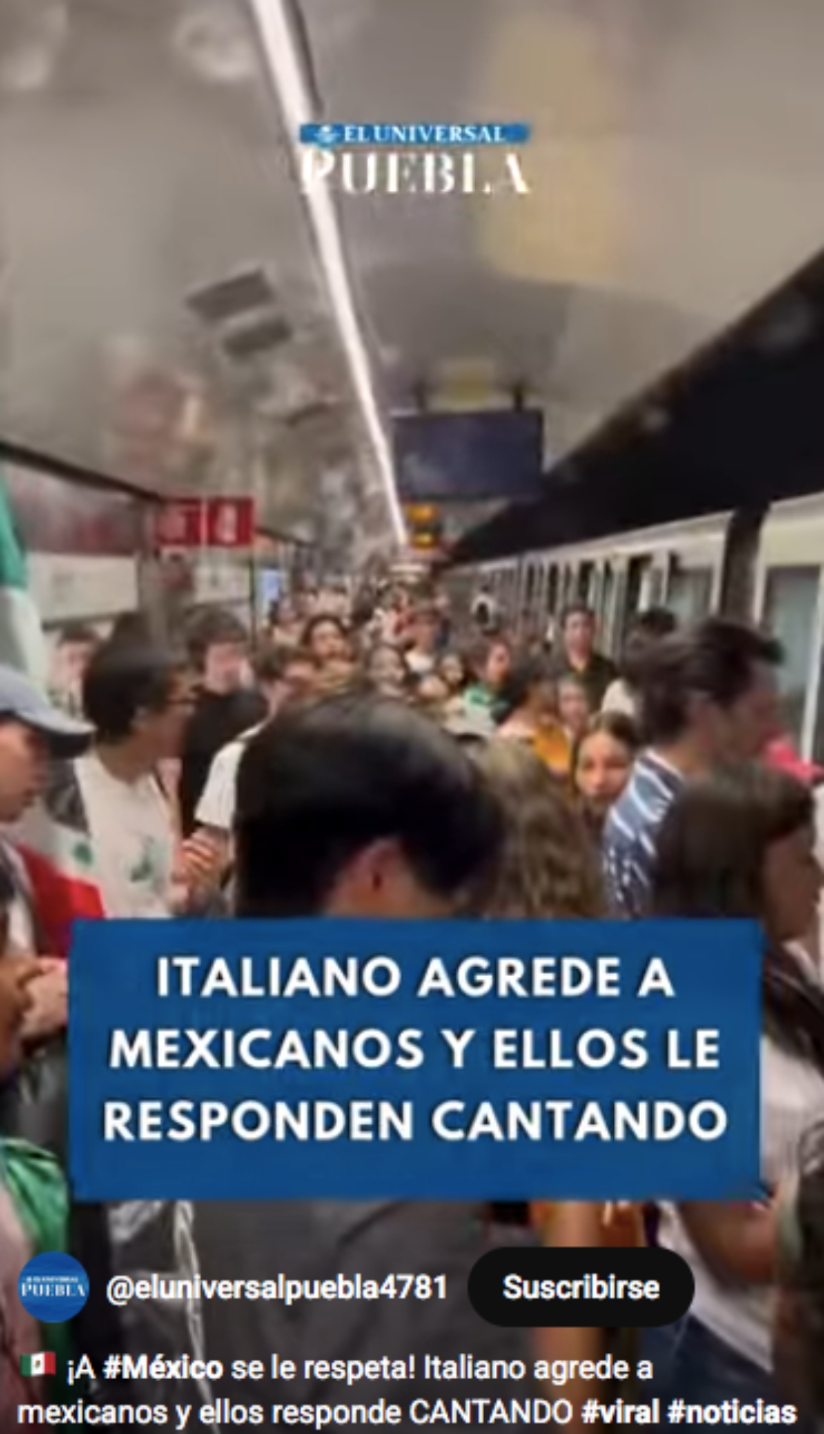 mexicanos, italiano, Metro, viral