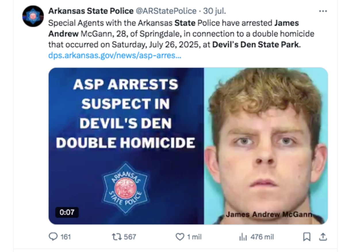 James Andrew McGann, asesinato, crimen