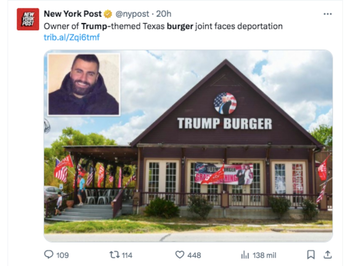 Trump, Burger, crime