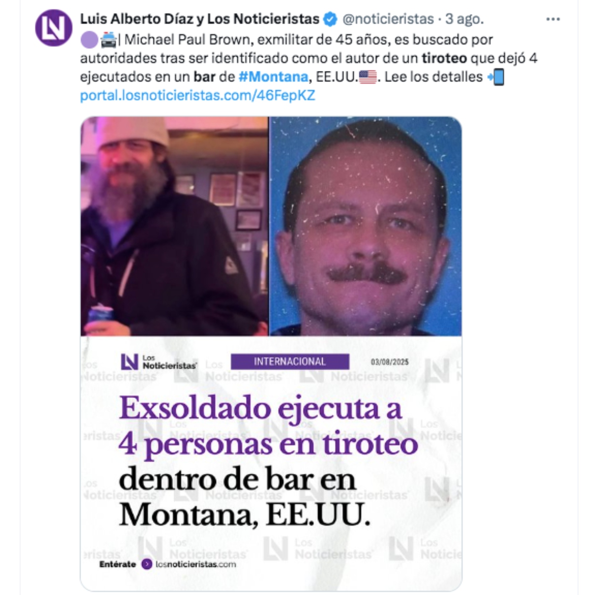 crimen, bar, Montana