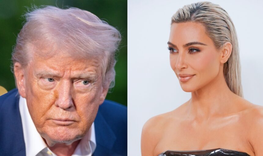 Trump, Kim Kardashian, políticas