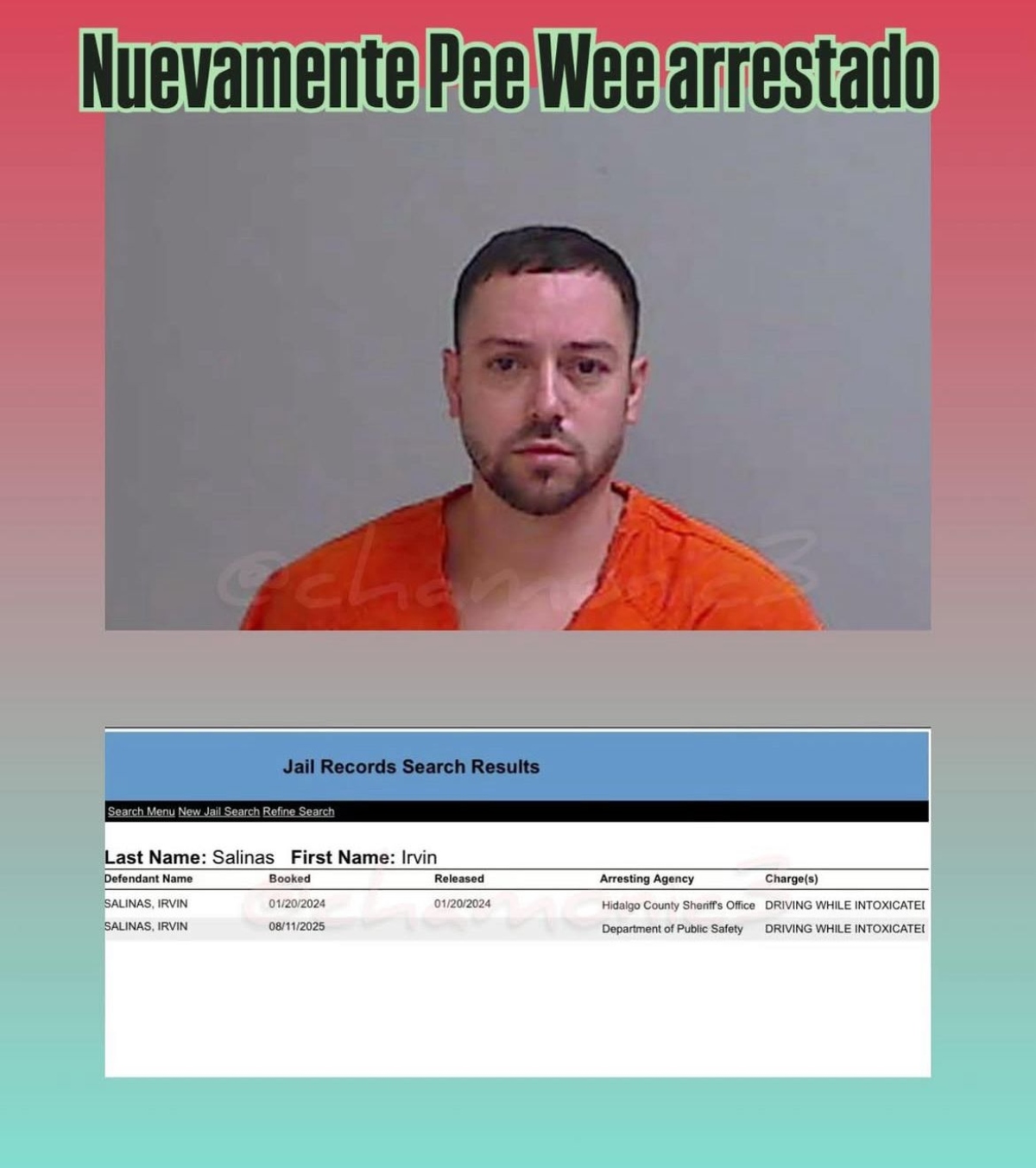 detenido, DUI