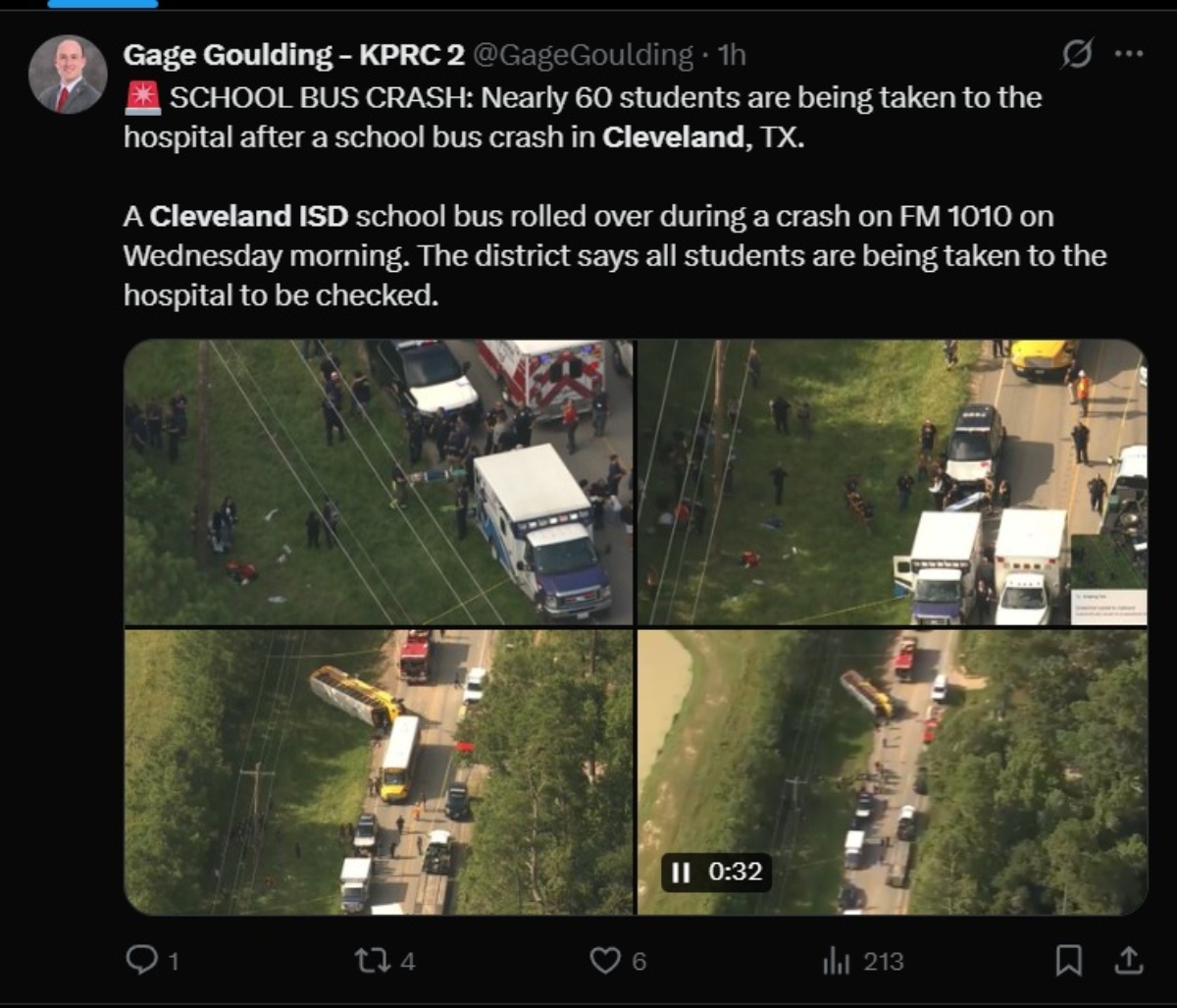 accidente autobús Cleveland