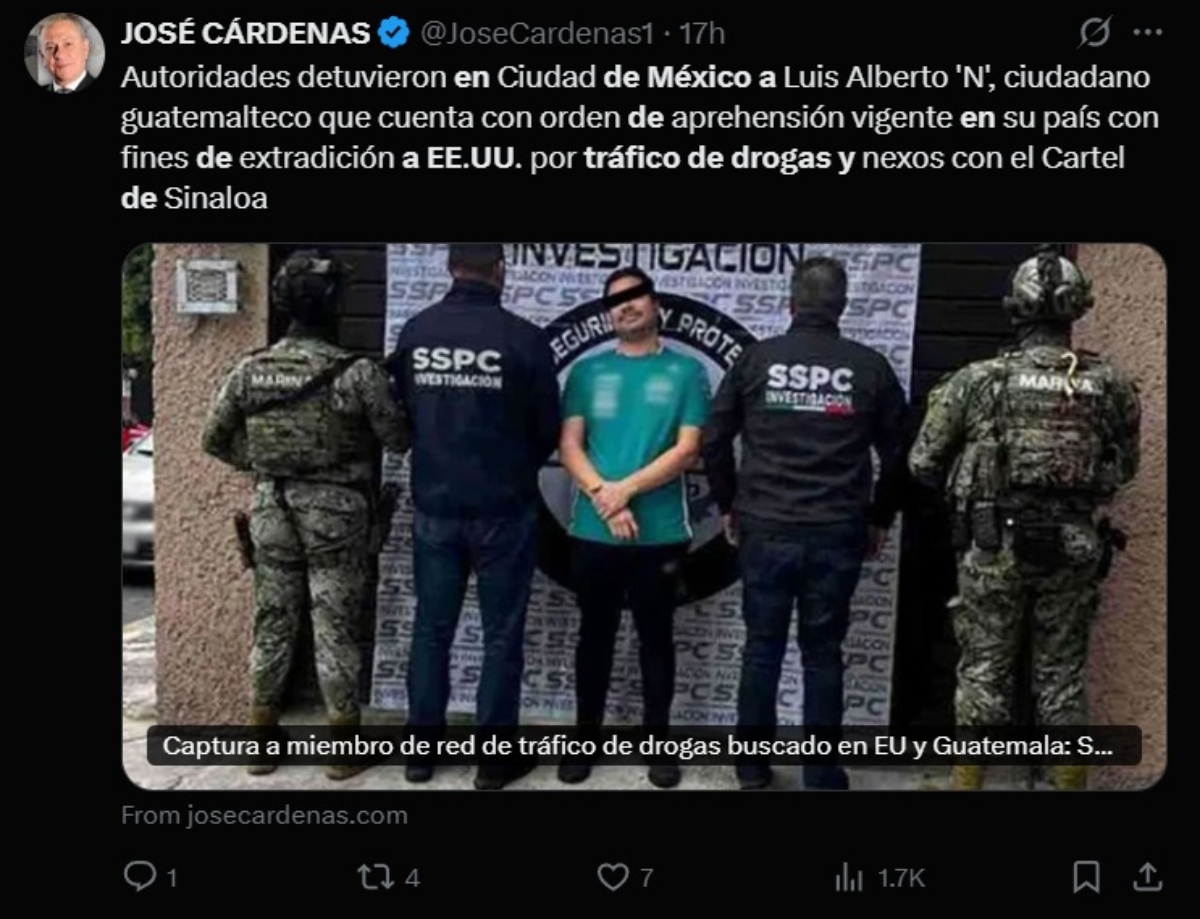 Guatemalan drug trafficker