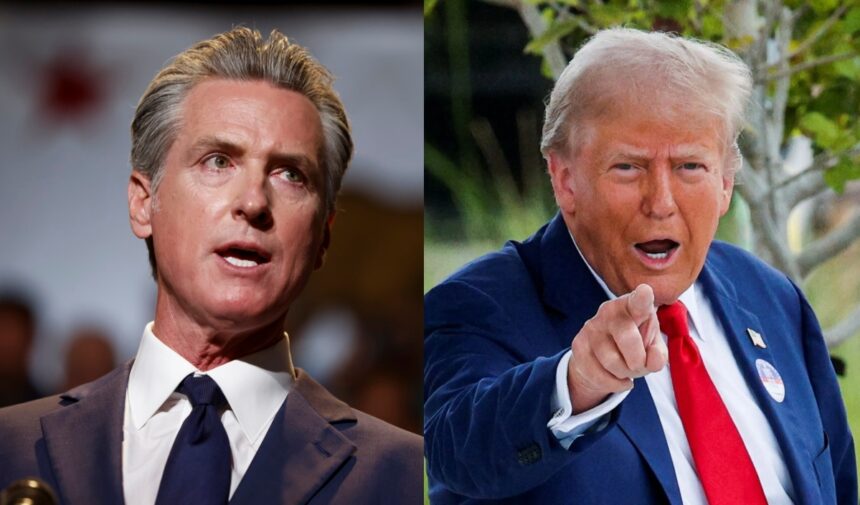 Newsom vs. Trump, Gavin Newsom, Trump, California, QuéOnnda