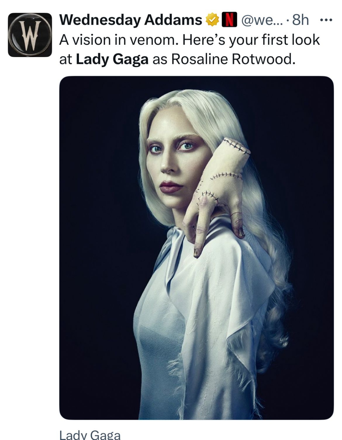 Merlina, Lady Gaga
