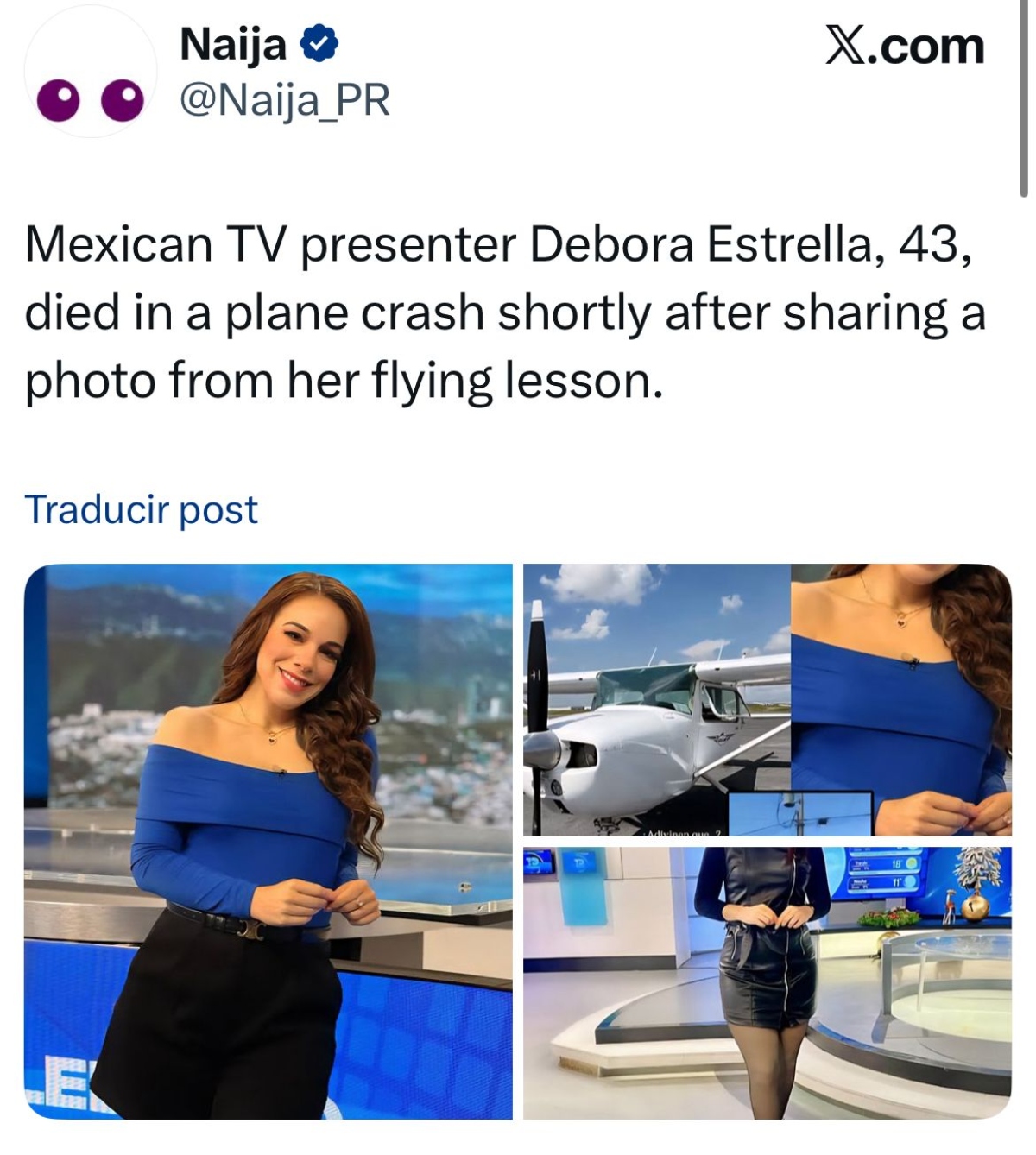 Debora Estrella, television