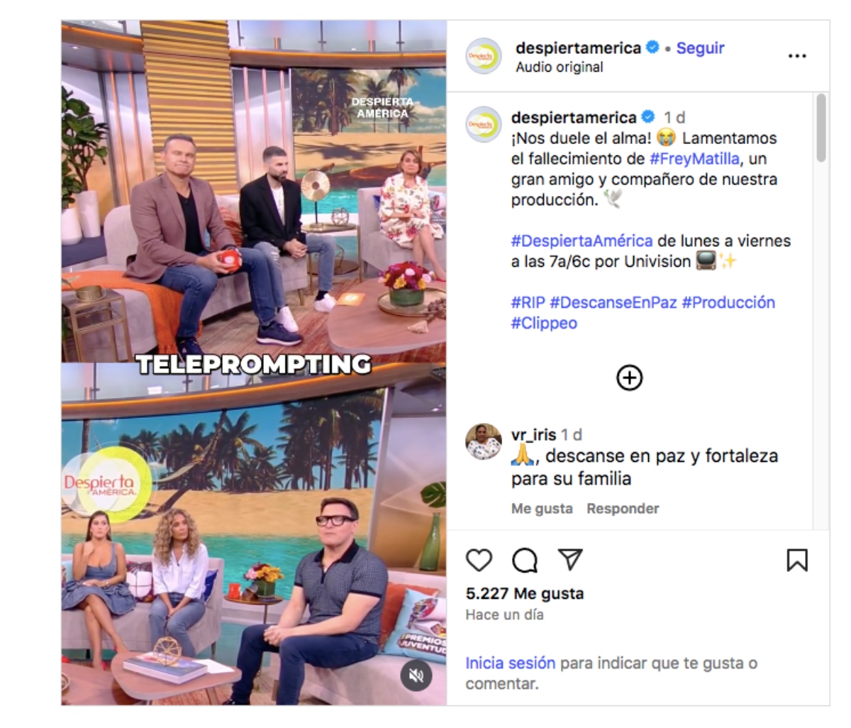 Despierta América, televisión