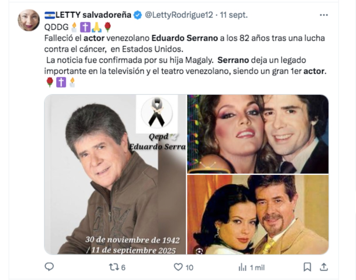Eduardo Serrano, telenovelas