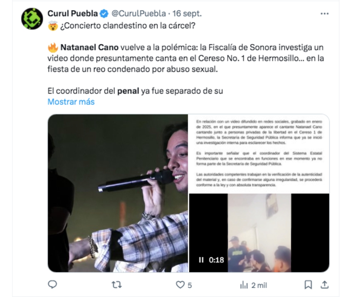 Natanael Cano, música