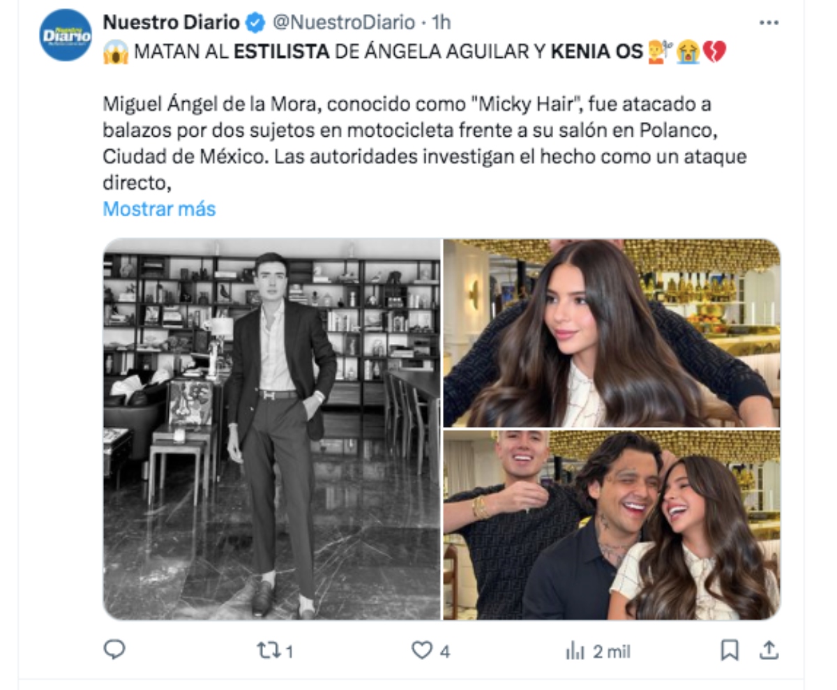 Ángela Aguilar, Kenia OS, Micky Hair