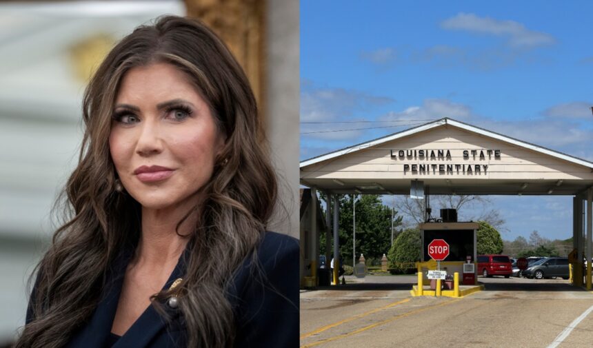 cárcel migrantes Luisiana, cárcel migrantes, Luisiana, Kristi Noem, QuéOnnda