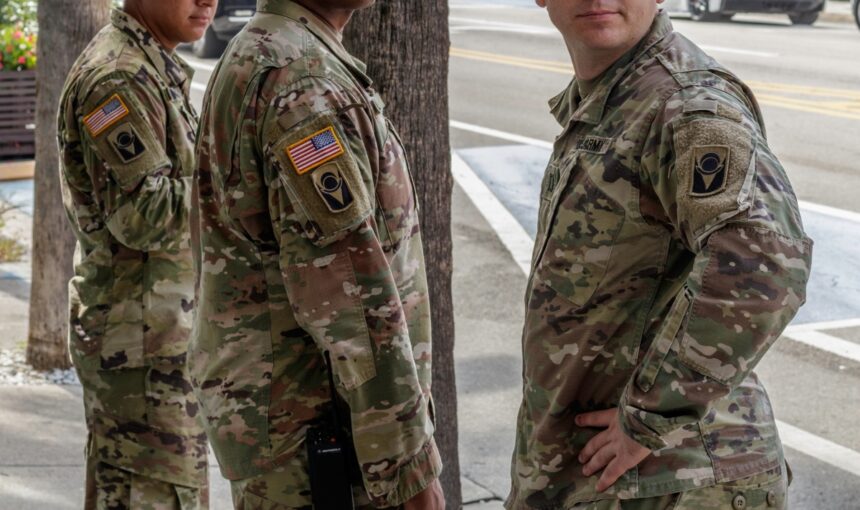 Guardia Nacional, militares