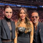 famosos en pelea del Canelo, Sofía Vergara, Marc Anthony, Nadia Ferreira, QuéOnnda