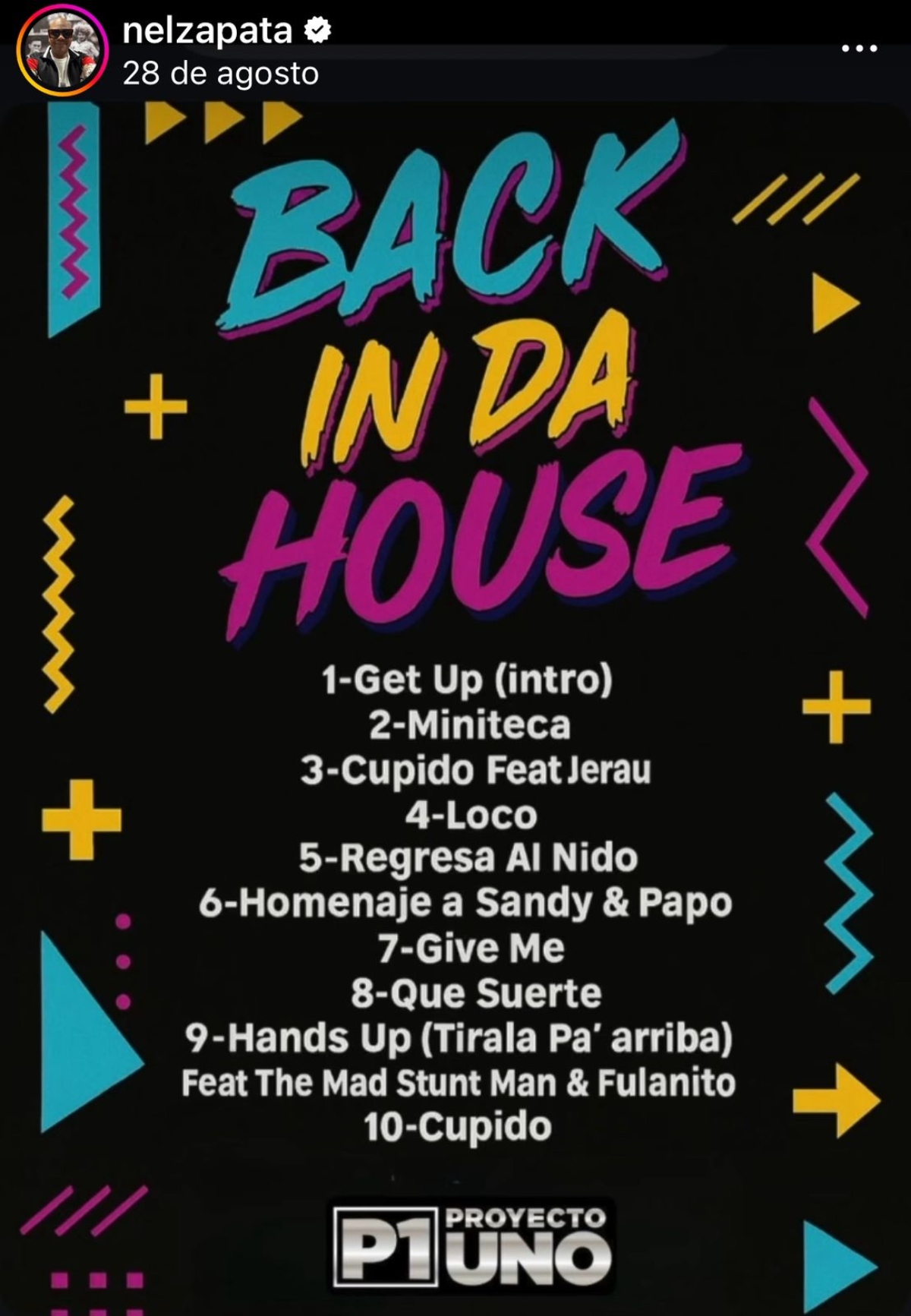 Nelson Zapata, Proyecto Uno