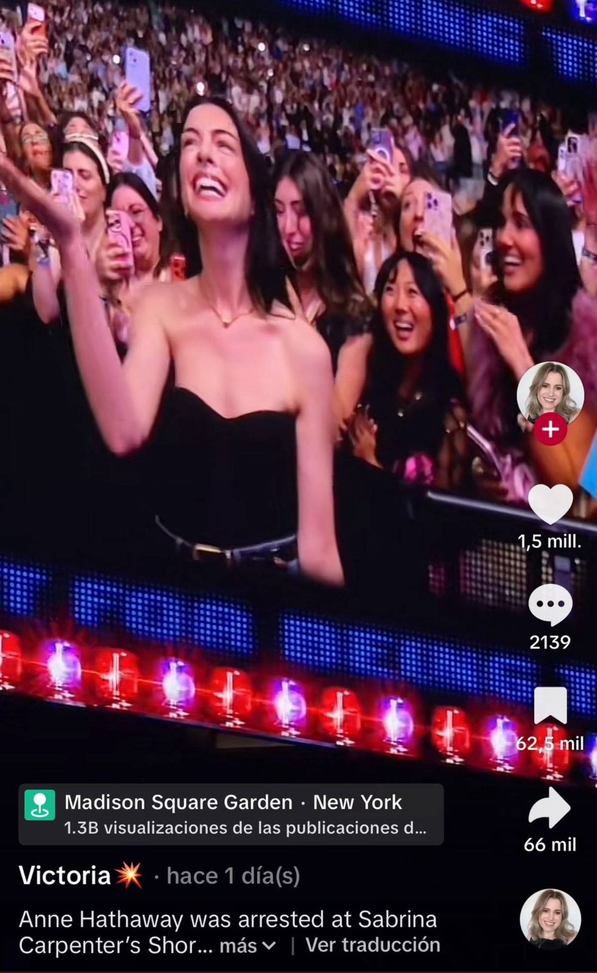 Anne Hathaway, Sabrina Carpenter, famosos