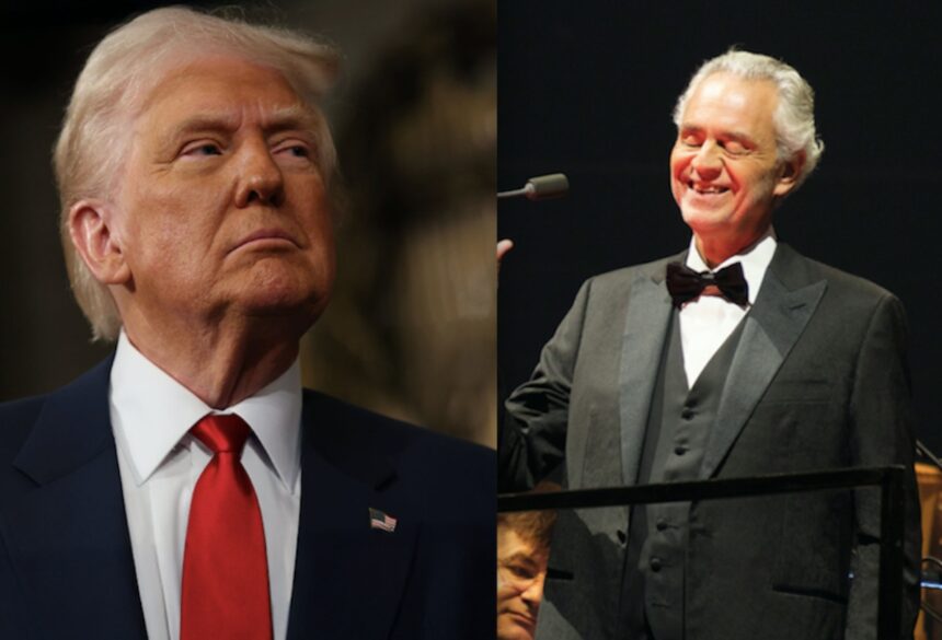 Andrea Bocelli, Trump