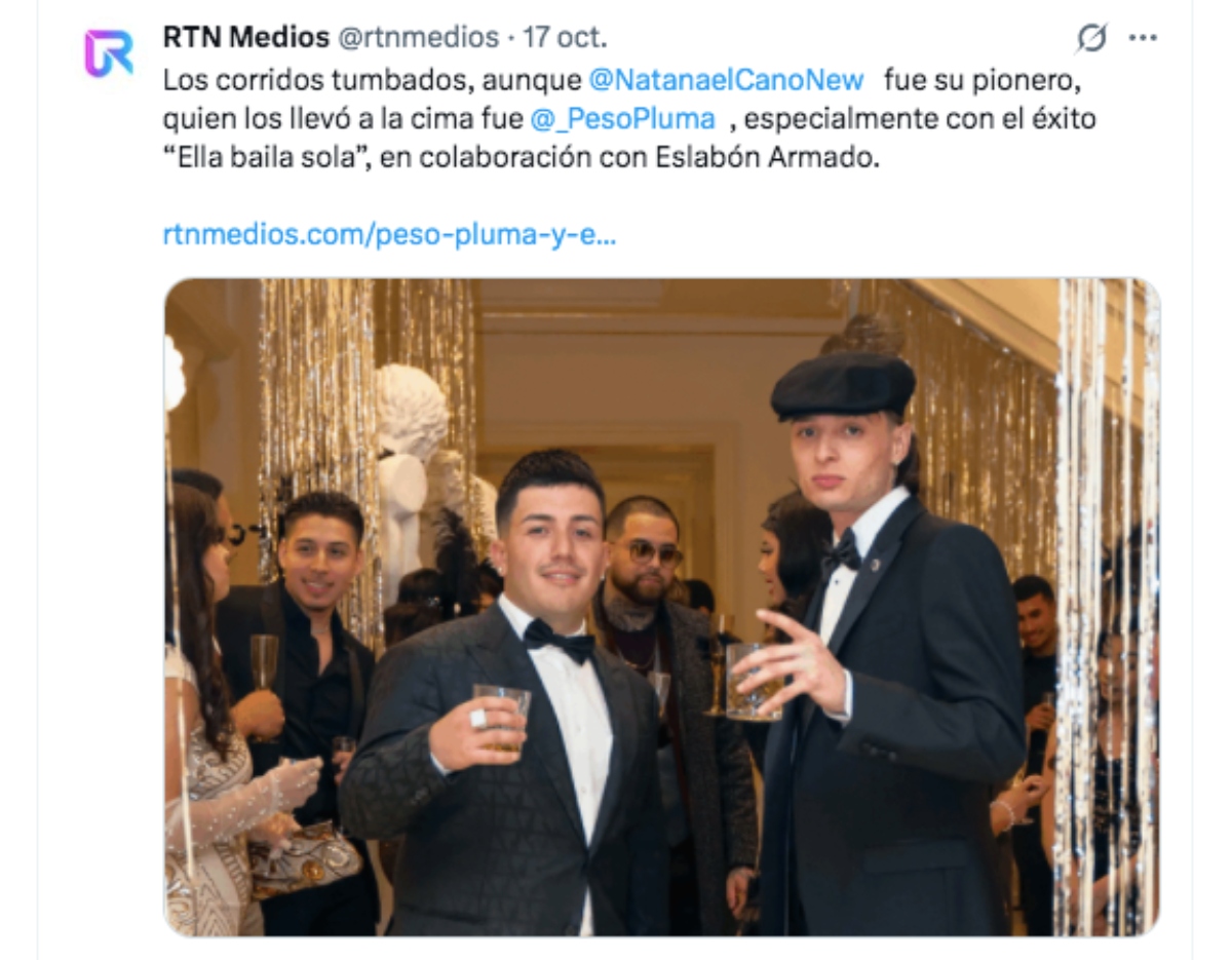 Peso Pluma, Eslabón Armado