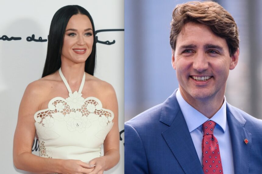 Katy Perry and Justin Trudeau