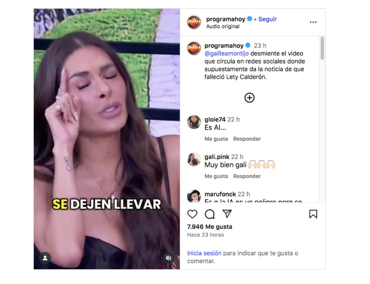 Leticia Calderón, Galilea Montijo, famosos