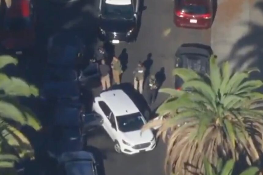 agente federal baleado LA, agente federal herido fuego amigo, operativo migratorio LA, Los Ángeles, QuéOnnda