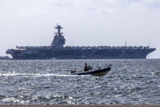 U.S., USS GERALD R. FORD, VENEZUELA, COLOMBIA, QUÉONNDA USS Gerald R. Ford, USS Gerald R. Ford, Venezuela, Colombia, QuéOnnda