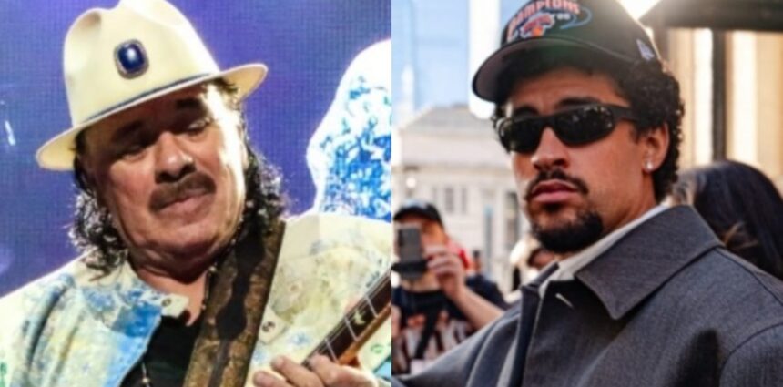 Bad Bunny, Carlos Santana