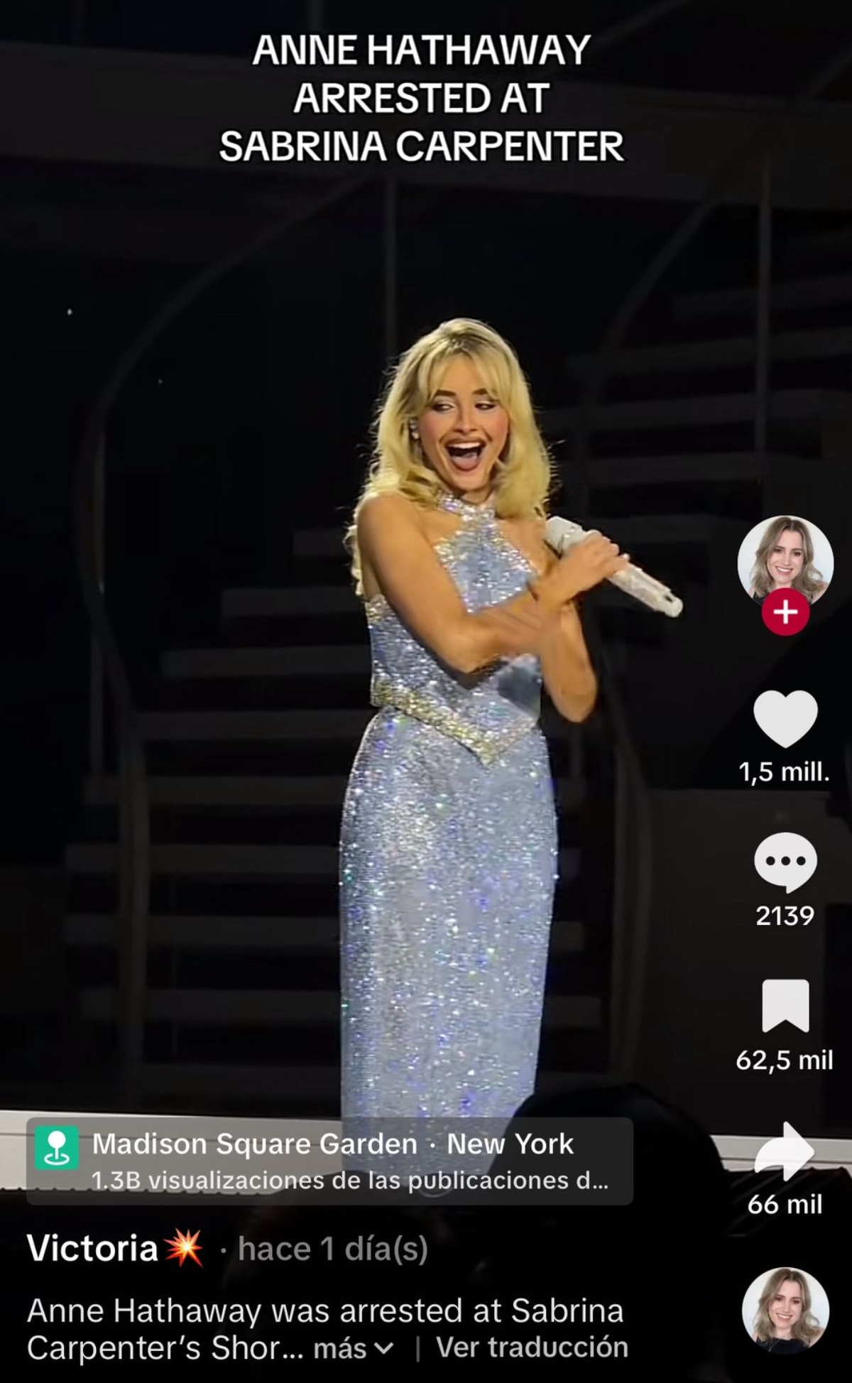 Sabrina Carpenter, Anne Hathaway, televisión