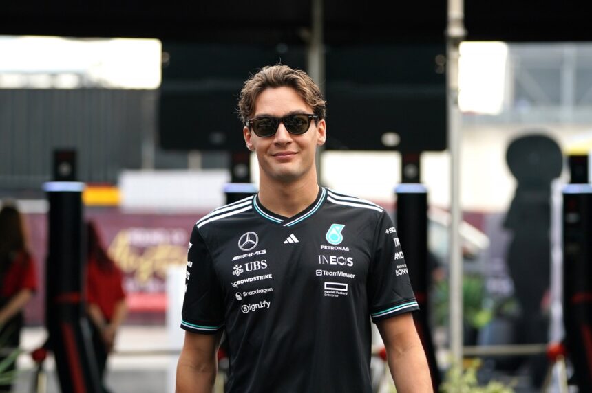 George Russell, Checo Pérez, Gran Premio de México, Fórmula 1, QuéOnnnda