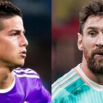 James Rodríguez, Messi