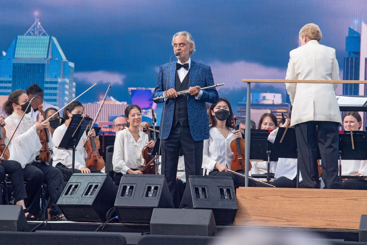 Andrea Bocelli, Trump