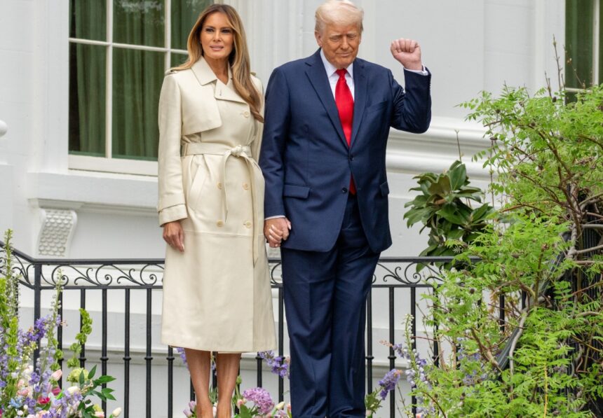 Trump, Melania, celebrities