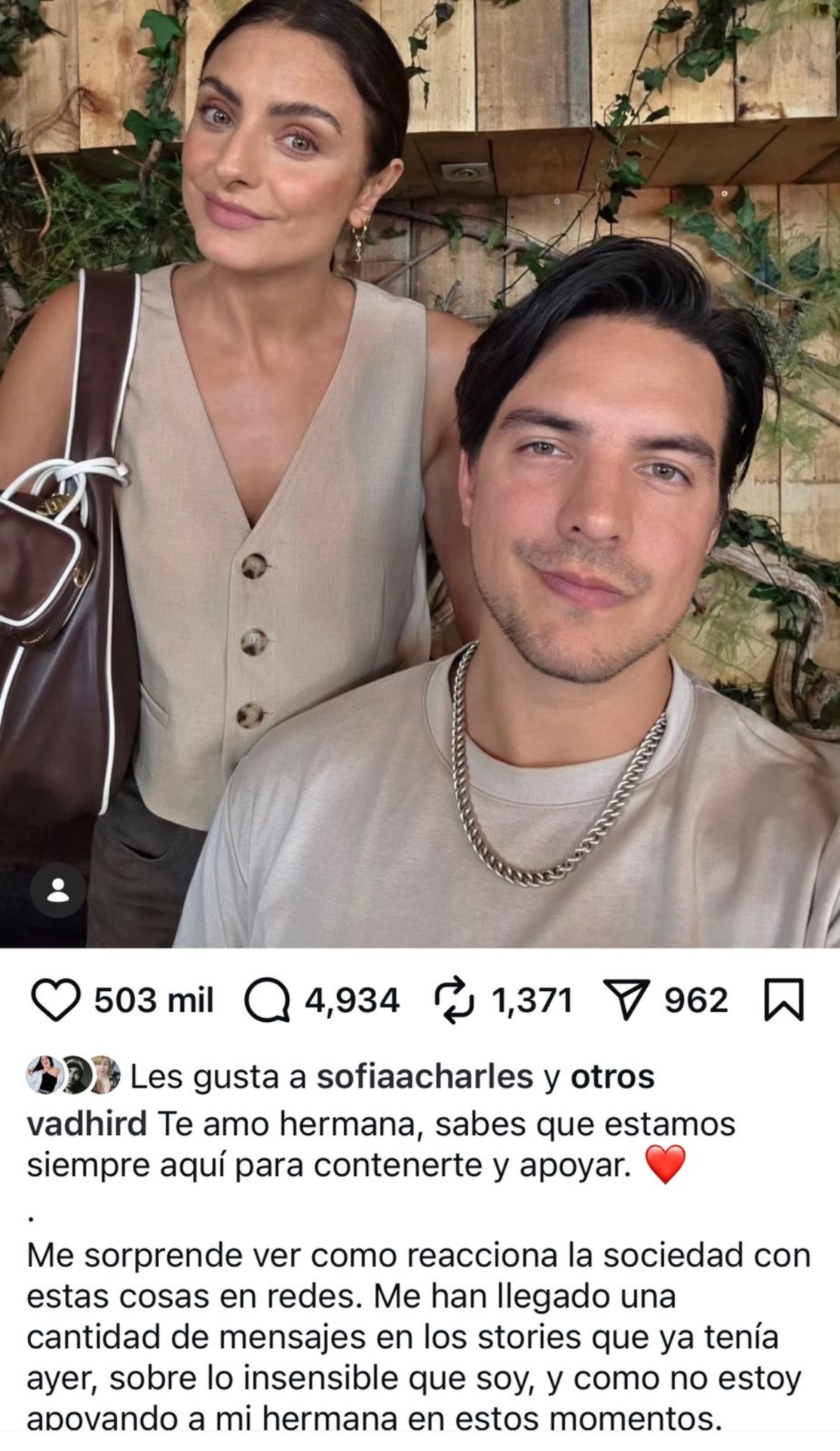 Vadhir Derbez, Aislinn