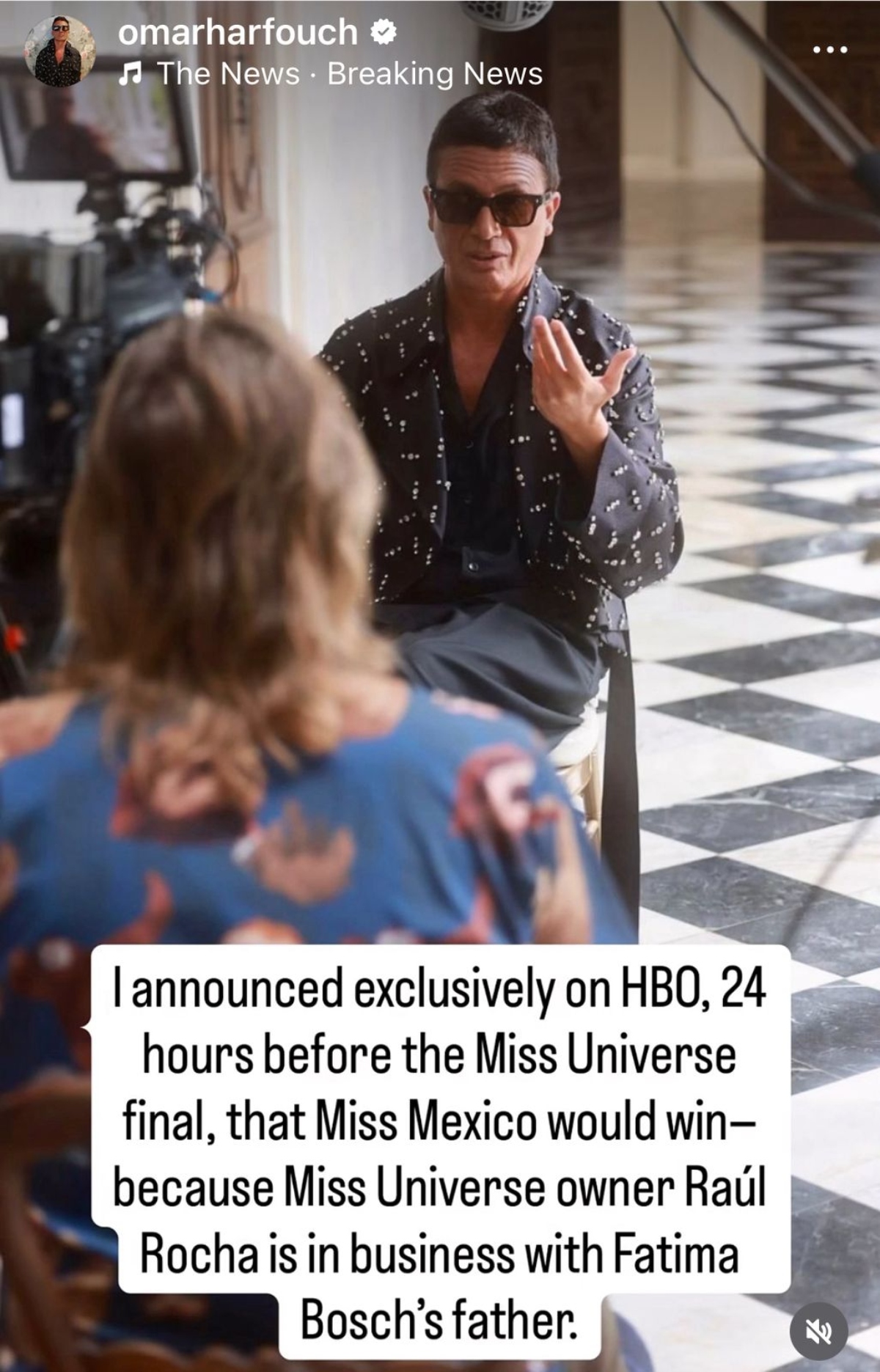 Fátima Bosch, Omar Harfouch