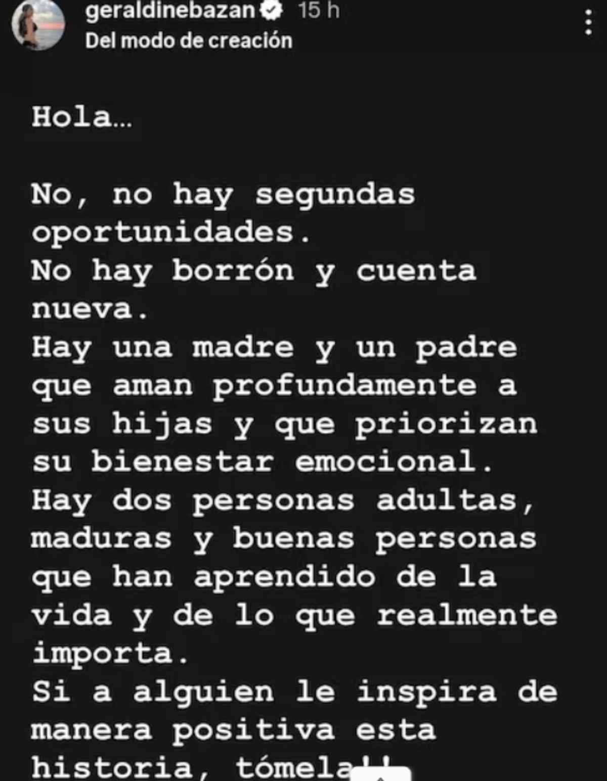 Geraldine Bazán, Gabriel Soto