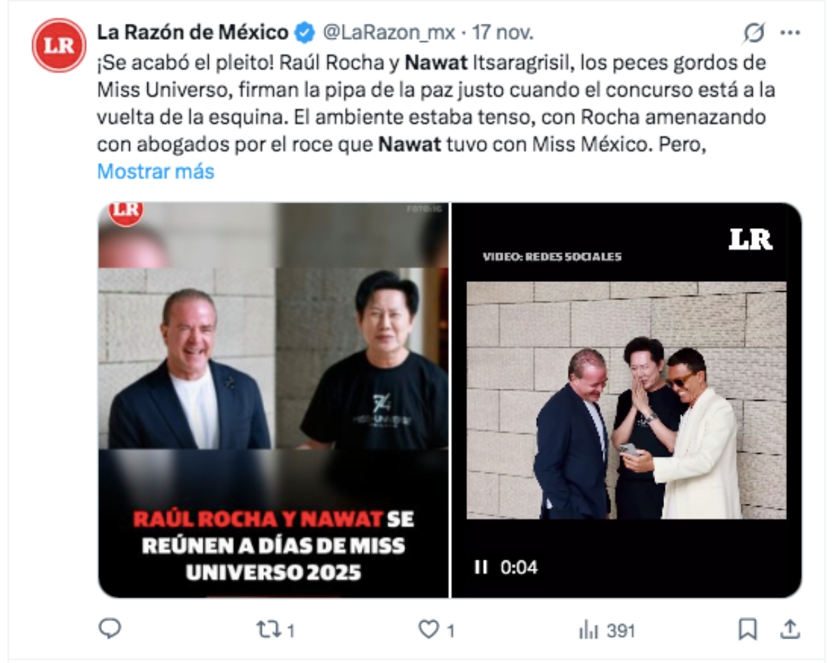 Miss Universo, certamen