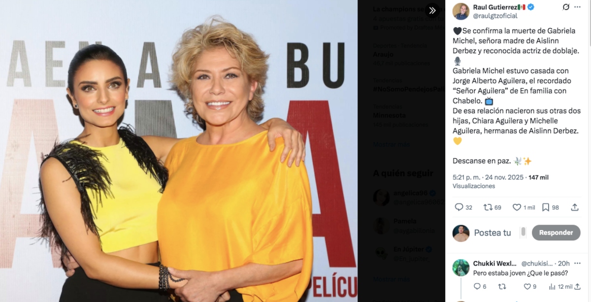 Aislinn Derbez, Gabriela Michel