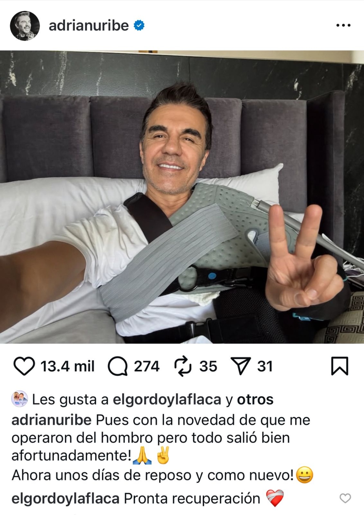 Adrián Uribe, famosos