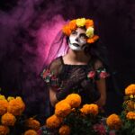 cempasúchil, flor de muertos, Día de Muertos, Catrina, QuéOnnda