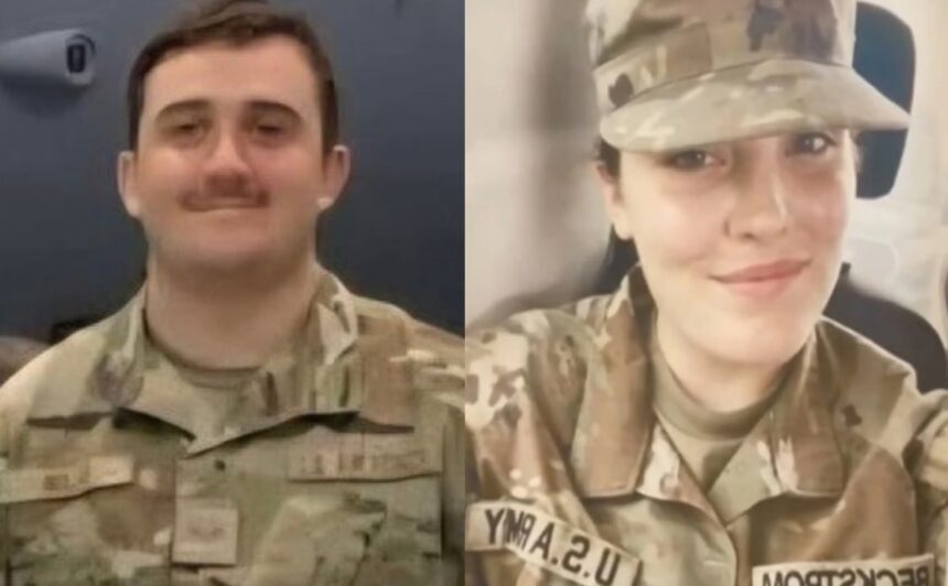 Andrew Wolfe Sarah Beckstrom, soldados Guardia Nacional, víctimas ataque Guardia Nacional, QuéOnnda, Guardia Nacional