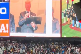 Trump abucheado partido NFL, Trump abucheado, Washington Commanders, Detroit Lions, QuéOnnda