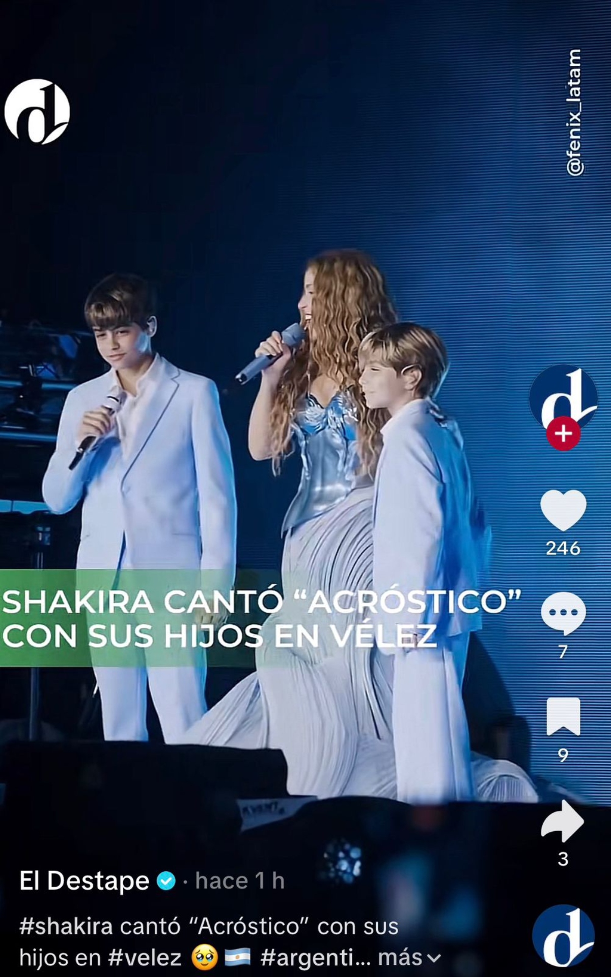 Shakira, Milan, Sasha