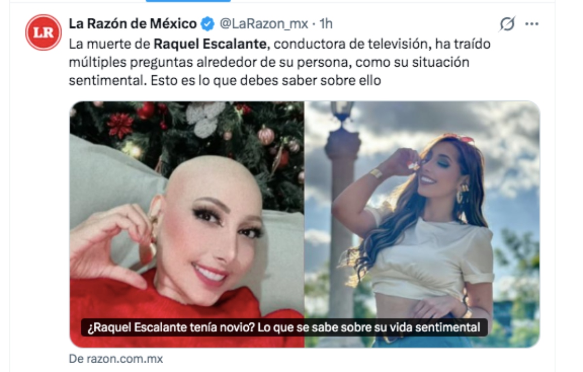 Raquel Escalante, famosos