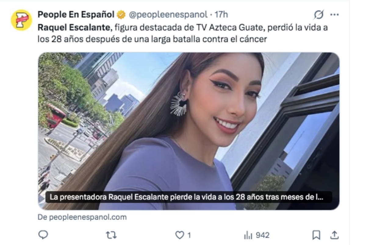 Raquel Escalante, famosos