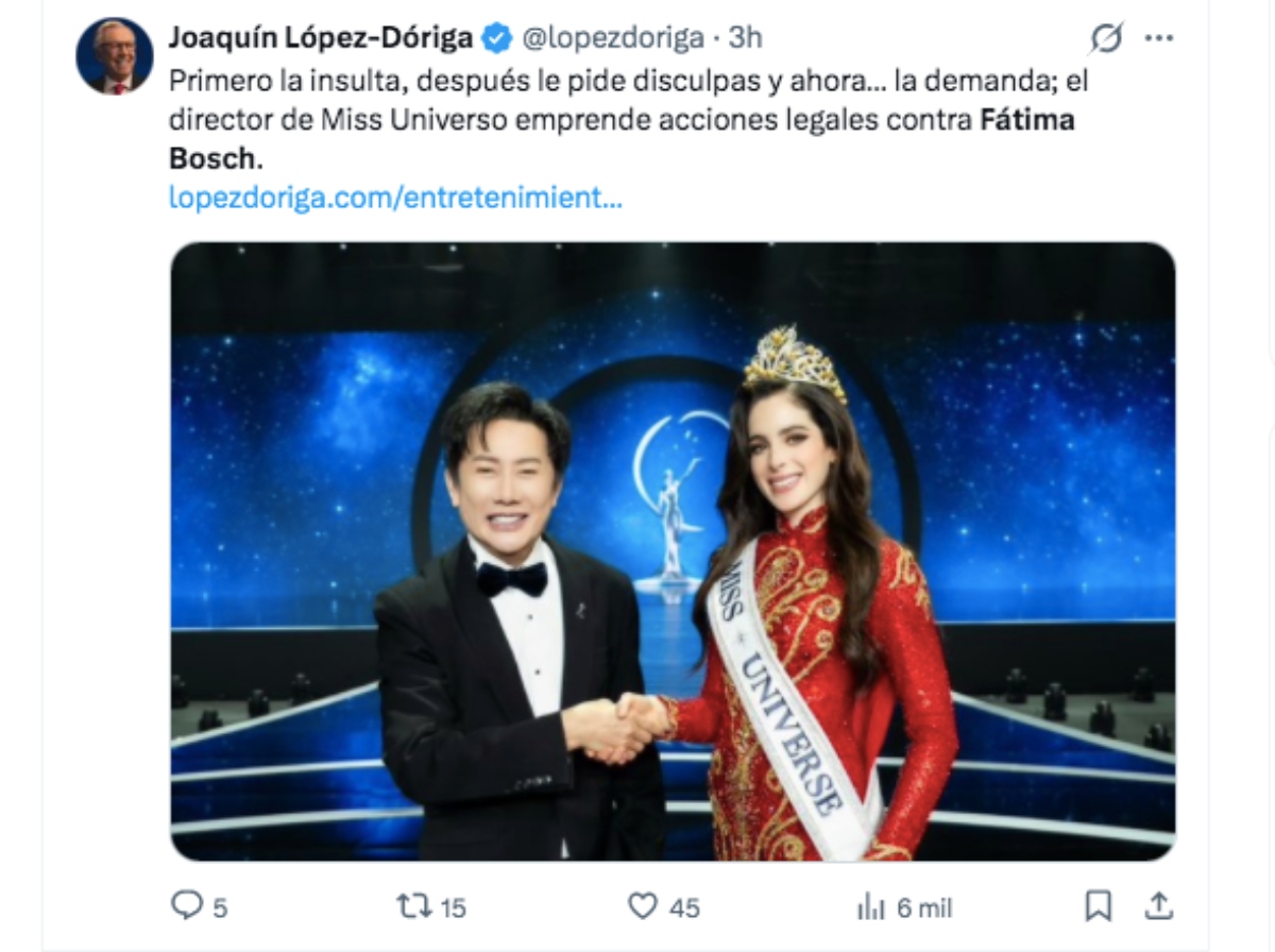 Fátima Bosch, Miss Universo