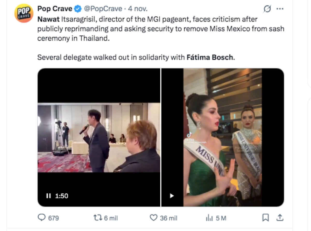 Fátima Bosch, Miss Universo