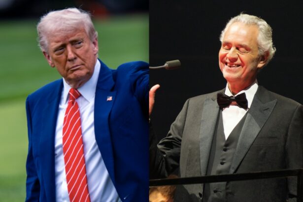 Andrea Bocelli, Trump