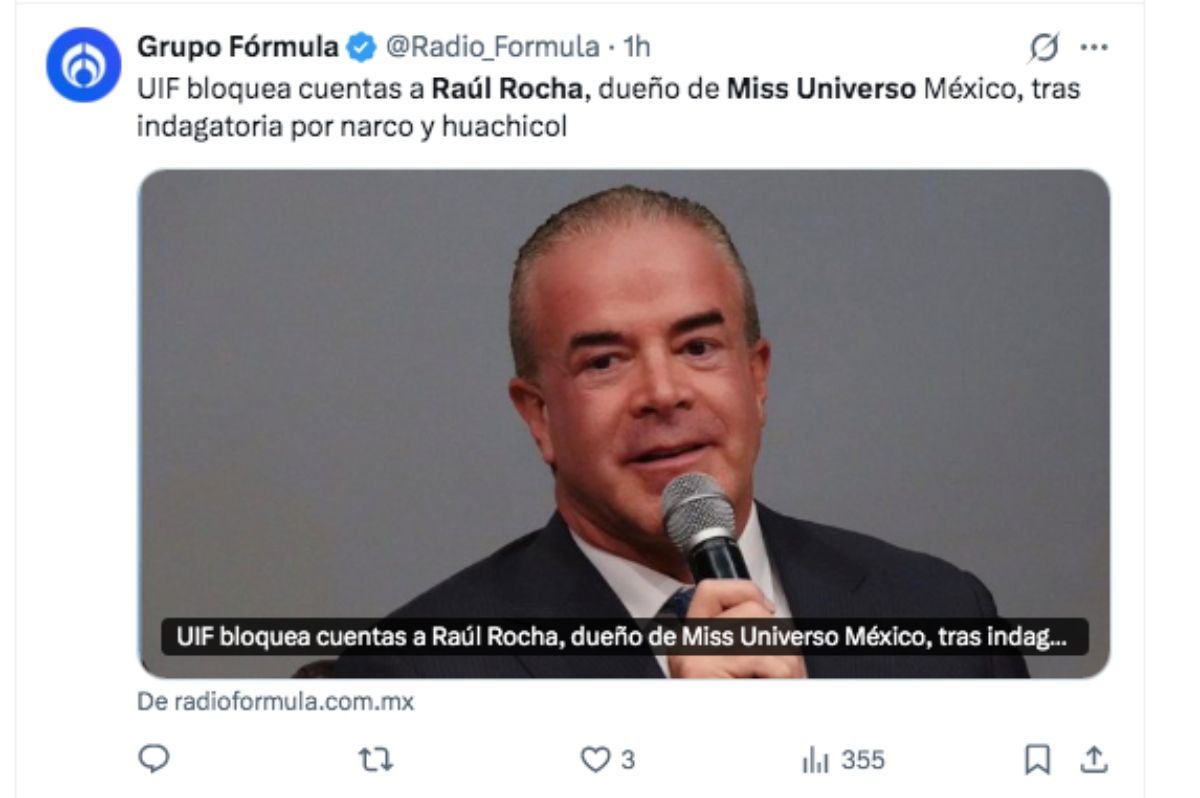 Raúl Rocha, Miss Universo